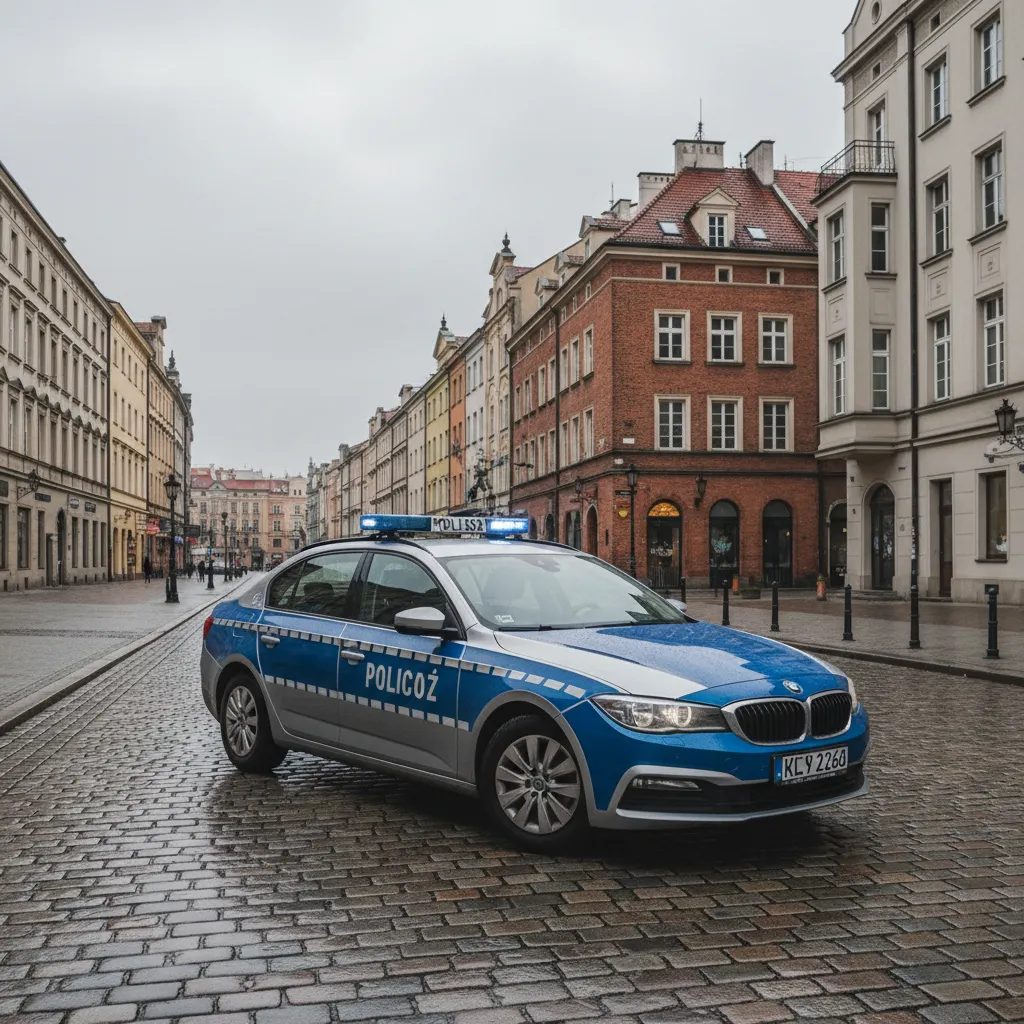 Skandal w warszawskiej policji: Wicekomendant stracił stanowisko po nocnej jeździe na podwójnym gazie
