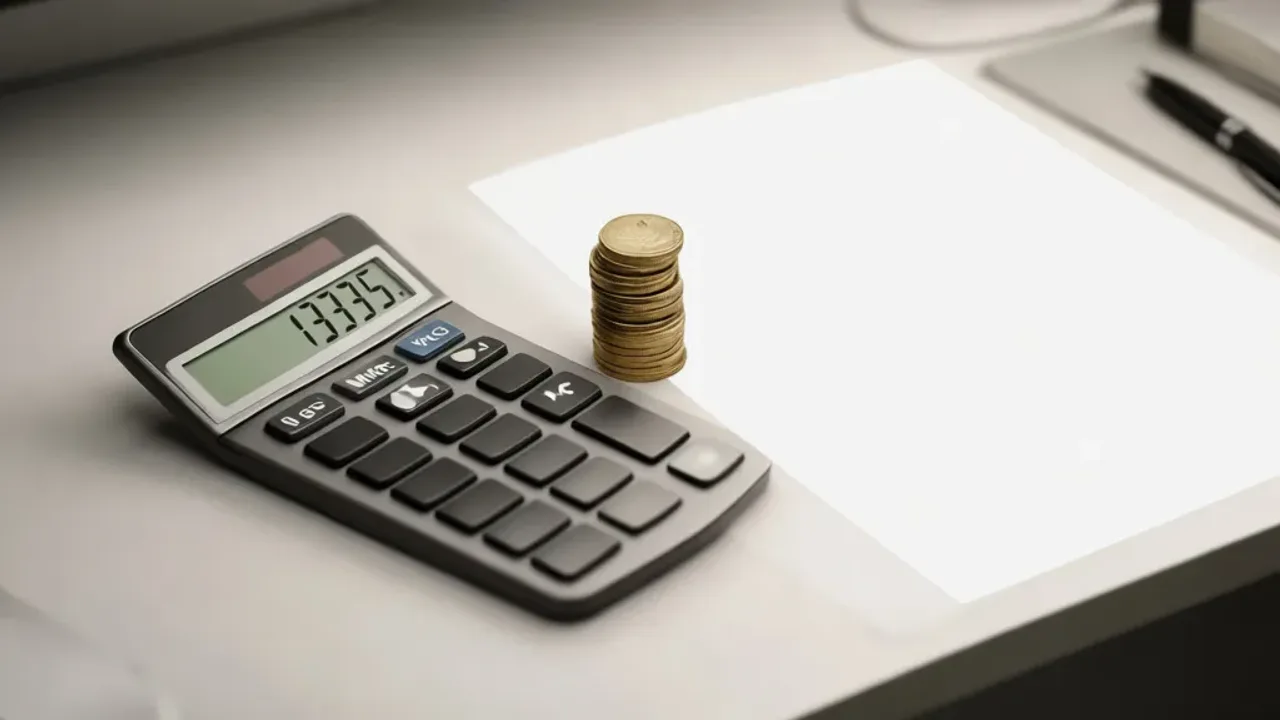 1700 brutto ile to netto? Praktyczne wyliczenia i porównanie umów Kalkulator z dokumentami finansowymi przedstawiający wyliczenie 1700 brutto ile to netto na biurku.