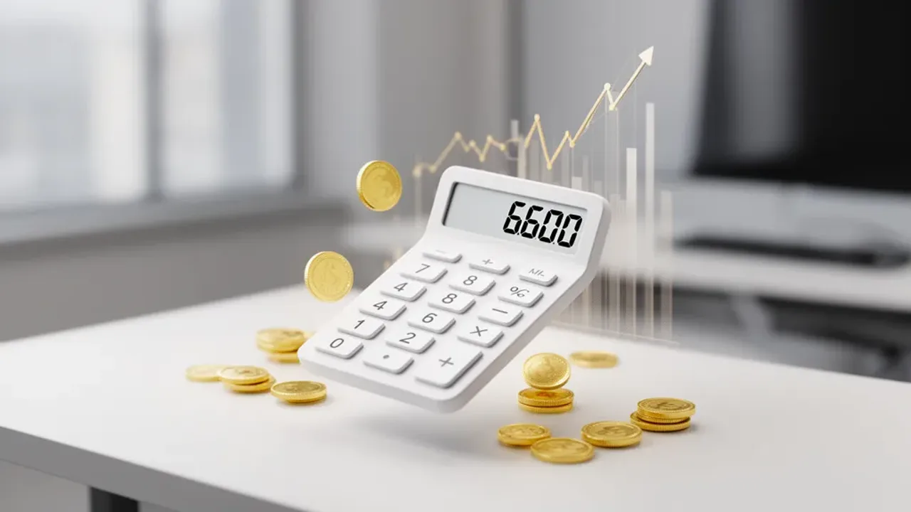 6600 brutto ile to netto do 26 roku życia? Praktyczny poradnik 2026 Kalkulator finansowy prezentujący wyliczenie 6600 brutto ile to netto do 26 roku życia w formie cyfrowej.