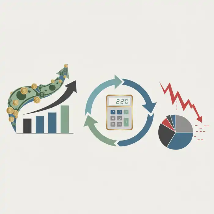 7800 brutto: Ile to netto? Sprawdź brutto netto na umowie o pracę! Wizualizacja porównująca 7800 brutto do kwoty netto i kosztów pracodawcy.