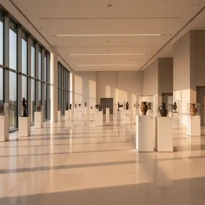 Muzeum Warszawa Niedziela: Darmowe Muzea za Darmo, Wstęp Wolny, Bezpłatny Pusta sala muzealna w Warszawie w niedzielę, z widoczną architekturą, symbolizująca dostępność muzeum warszawa niedziela.