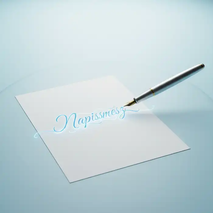 Napiszesz czy napiszeż? Sprawdzić pisownia polski serwis Ilustracja przedstawiająca pióro nad pustą kartką, tworzące słowo "napiszesz".