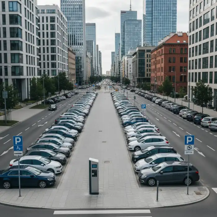 Strefa parkowania Warszawa godziny: Parkować w SPPN – opłata, zasady ZDM Znak informacyjny o godzinach obowiązywania strefy parkowania w Warszawie.